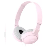 Sony naglavne slušalke z mikrofonom MDRZX110APP roza