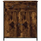  Komoda boja dimljenog hrasta 70 x 30 x 80 cm konstruirano drvo | Eponuda.com