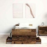  Okvir kreveta bez madraca staro drvo 90x200 cm | shoptok.hr