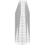  Gabionska povišena gredica od pocinčanog željeza 610x50x100 cm | shoptok.hr