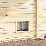 vidaXL Kućica za gnijezdo za kokoši s 2 odjeljka, za montažu na zid, pocinčani čelik | shoptok.hr