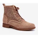 S. BARSKI Women's Boots with Pattern Beige S.Barski Cene