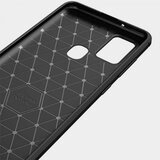 Nillkin silikonski ovitek za samsung galaxy A41 A415 - mat carbon črn | Shoptok.si