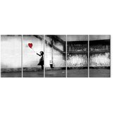  Slika - Banksy: Runaway Balloon 225x90 Premium Print | shoptok.hr