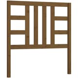  Posteljno vzglavje medeno rjavo 96x4x100 cm trdna borovina, (20645113) | Shoptok.si