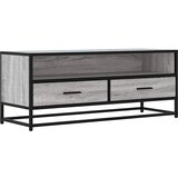 Maison Chic TV omarica - TV enota - Televizijska omarica siva sonoma 100x34,5x40 cm inženirski les in kovina, (21699627) Cene