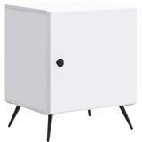 vidaXL Nočna omarica Bela 43 x 34,5 x 50 cm Inženirski les, (5000298598) | Shoptok.si