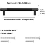 DAMERIN 9x 160mm rebrasti ročaji za omare | Shoptok.si