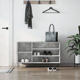 Ormarić za cipele boja betona 102x36x60 cm konstruirano drvo | shoptok.hr