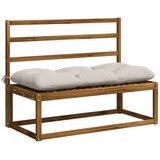  Jastučići za klupe VIANEN 2 kom. 100% poliester Bijela - Bijela 120 x 50 x 12 cm | shoptok.hr