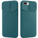 Cadorabo Ohišje, združljiv z Apple v Matt Green - Zaščitni pokrov iz fleksibilnega silikona TPU in z zaščito pred kamero, (20587309) | Shoptok.si