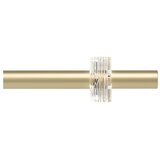 Umbra Jeklena karnisa z nastavljivo dolžino v mat zlati barvi 107 - 305 cm Flute – Cene