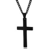  Ogrlica Cross - Crna KP5576 | shoptok.hr