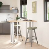  Noge za barski stol T-oblika 2 kom Bijele 50x35x(110-111) cm Čelik | shoptok.hr
