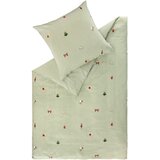 Esprit POSTELJNINA JOELLE 140/200 cm saten zelena Cene