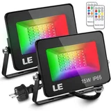 Lepro 2x Zunanji LED reflektor RGB z daljincem 340012-RGB-EU