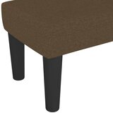  Klupa tamnosmeđa 70 x 30 x 30 cm od tkanine | Eponuda.com