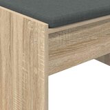  Haldna klop z blazino Sonoma hrast 83 x 38 x 40 cm, (5000155667) | Shoptok.si