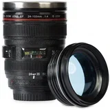Fotografska skodelica – Lens Mug Black - Froster - Majhna pozornost