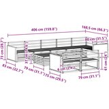  Set vanjskih sofa 9 pcs | shoptok.hr