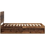  Okvir za krevet Staro drvo 75 x 190 cm Čvrsto borovo drvo | shoptok.hr