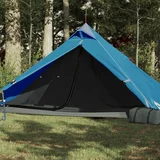 Šator za kampiranje za 1 osobu plavi 255x153x130 cm taft 185T