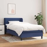  Krevet s oprugama i madracem plavi 80x200 cm od tkanine | shoptok.hr