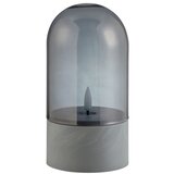 Brilliant SET 2x LED sveće ILLUSION LED/2xAA IP44 siva/dimljeno-crna | Eponuda.com