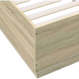  Okvir za krevet boja hrasta 90x200 cm konstruirano drvo | shoptok.hr