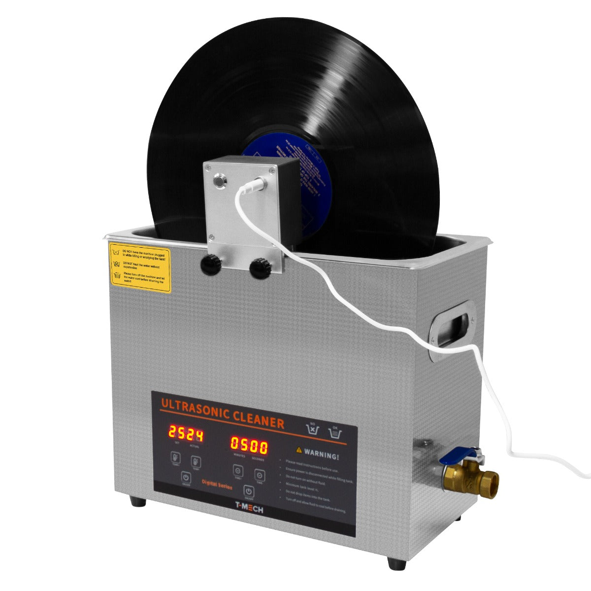 Ultrazvočni čistilec T-Mech 6L in vinilni adapter, (5000159777)