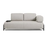 Kave Home Sivo-bež sedežna garnitura 200 cm Compo – Cene