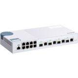 Qnap Systems QSW-M408-4C 12-portni pametni upravljani preklopnik [4x 10GbE SFP+/RJ45 Combo 8x 1GbE (RJ45) sloj 2 upravljanje mrežom] | shoptok.hr