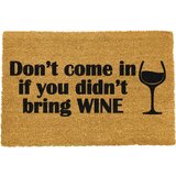 Artsy Doormats Predpražnik iz naravnih kokosovih vlaken Without Wine, 40 x 60 cm | Shoptok.si