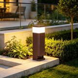 Brilagi Spoljašnja lampa sa 2 SCHUKO utičnice PILLAR 1xG9/11W/230V IP44 braon | Eponuda.com