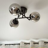 Brilagi plafonski luster maliva 3xE14/15W/230V crna/zadimljena | Eponuda.com