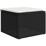 vidaXL 2-dijelni set vrtnih sofa s jastucima crni od poliratana bagrem | shoptok.hr