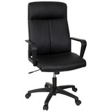 MID.YOU Pisarniški Stol Lisso, Črna | Shoptok.si