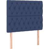 Krevet s oprugama i madracem plavi 90 x 190 cm od tkanine | shoptok.hr