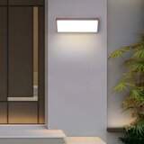  Brilagi - LED spoljašnje zidno svetlo sa senzorom TRIANGLE LED/42W/230V braon IP65 | Eponuda.com