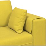  Žametni kavč z blazino Rumena 210 cm Žamet | Shoptok.si