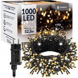 springos BOŽIČNE LUČKE 1000LED ZUNANJA SVETLOBNA ZAVESA IP44 BELA FLASH, (21638613) | Shoptok.si