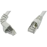 L00002A0173 RJ45 omrežni kabel\, Patch kabel CAT 6a S/FTP 3.00 m siva ognjevaren\, z zaščitnim zapornim zatičem 1 kos, (20418915)