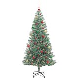 vidaXL Umjetno božično drevo s snežno obloženimi vejicami in LED lučko | Shoptok.si