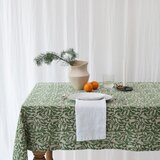 Linen Tales Laneni stolnjak 140x200 cm Evergreen Damask – | shoptok.hr
