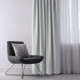 Restilo zasłona BLACKOUT kolor jasny szary szarfa upinająca styl klasyczny taśma materiał blackout 140x175 | shoptok.hr