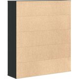  Regal za knjige crni hrasta 89x24x101,5cm od konstruiranog drva | Eponuda.ba