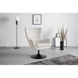 Mömax fotelj shiba, krem, žamet, vrtljiv | Shoptok.si