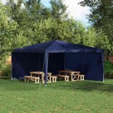  Zid šatora za zabavu 2 pcs Plava 400 x 195 cm PE i čelik | shoptok.hr