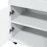 Barska kolica bijela 60 x 39,5 x 89 cm od konstruiranog drva | Eponuda.com