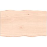 Stolna ploča 100x60x6 cm netretirana hrastovina sa živim rubom Cijene